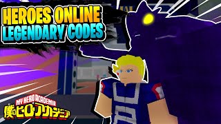 Heroes Online Roblox Codes June 2020