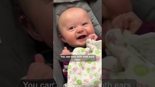 Baby gets excited hearing mom and dad‘s voice for the first time ❤️❤️￼