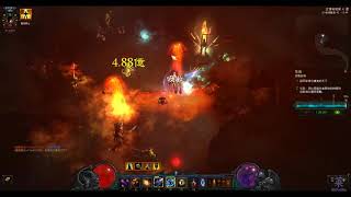 暗黑破壞神3（Diablo3）：本周亞服挑戰秘境，秘術師散件巨型火蛇，沒難度，送材料