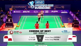 Ana/Tiwi vs Li/Luo | HYLO OPEN 2023 | R16