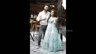 Anchor Lasya With Her husband Manjunath Lovely Photos || Couple poses ideas #photoshoot