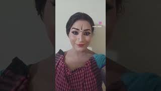 bharatanatyam makeup transformation #dance #dancer #classical  #bharatanatyam #makeuptransformation