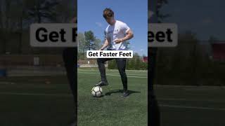 Get Faster Feet In Soccer ⚽️ #shorts