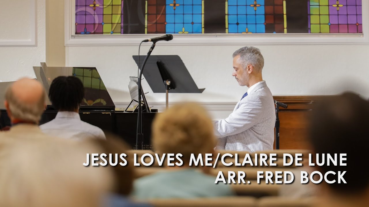 Jonathan Story Performs Jesus Loves Me Claire De Lune Arr Fred Bock