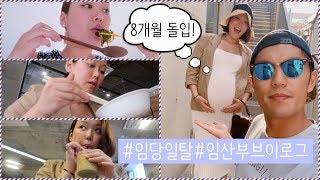 [VLOG] 8개월차 임산부 | 임당산모가 먹어도되는 메뉴와 안되는 메뉴 | 가끔 일탈하기😝