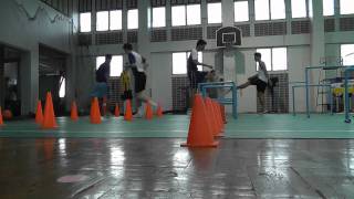 Sepak Takraw - warm up / agility training