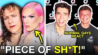 NORMAL GAYS react to Jeffree Star CALLING OUT creepy "trans" star Lilly Tino!