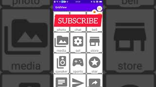 Android Studio demo | GridView example