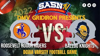 DMV Gridiron Roosevelt vs Ballou Game Highlights