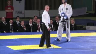 Taekwon-Do European championships 2013. Male sparring -70kg final.