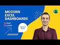 Interactive Modern Excel Dashboard Tutorial in 3 Steps - The 2026 Way!