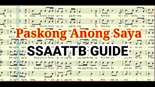 PASKONG ANONG SAYA_SATB (SSAATTBB)