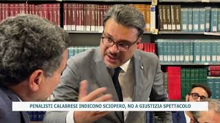 PENALISTI CALABRESI INDICONO SCIOPERO, NO A GIUSTIZIA SPETTACOLO