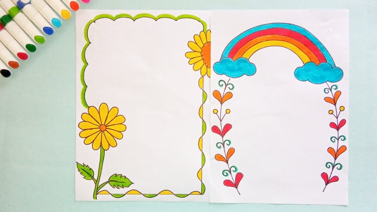 Simple Page Border Designs For Kids