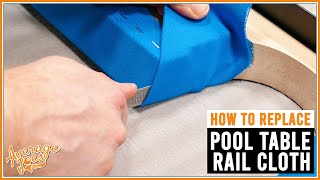 How to Replace Your Pool Table Rail Cloth | FULL DIY GUIDE!