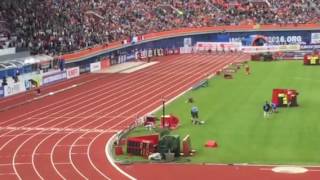 Dafne Schippers - EK 2016 Amsterdam Semi-Final 100m (false start)