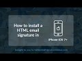How to install a signature on your iPhone How to install a signature on your iPhone
