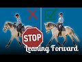 How to Stop Leaning Forward and Sit Back!