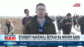 Studenti u blokadi krenuli iz Inđije ka Novom Sadu: Pozdravio ih i pastir sa stadom ovaca