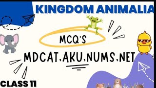 || MOST IMPORTANT MCQS PART 2 || DIVERSITY AMONG ANIMALS  || CLASS 11 STB || AKU, NUMS, NET, MDCAT |