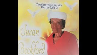 Thanksgiving Service | Susan Beckford | Saturday January 4, 2024