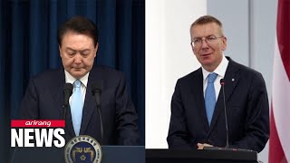 Presidents of S. Korea, Latvia to hold summit in Seoul on Thursday