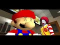 SMG4 Mario Works at Mcdonalds