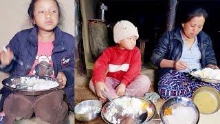 Anuma is learning to cook || Bhumi sarmila family in the village @bhumicooking