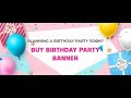 🎈Buy Kids Birthday Party Banners Online | Party Supplies