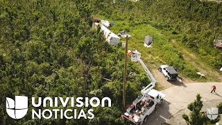 Una carrera contrarreloj en las Islas Vírgenes para restablecer la electricidad