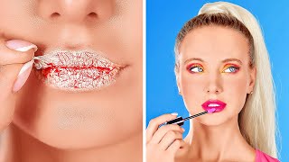 COOL BEAUTY AND MAKE UP HACKS || Girly Hacks And Beauty Tricks by 123 GO!