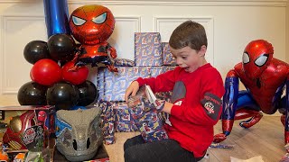 Alfie's 7th Birthday present opening