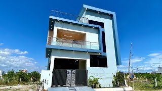 3.75 சென்ட்டில் 2300Sqft ல் அழகான 3BHK வீடு | Indoor Garden with Inner \u0026 Outer Staircase | Epi-389