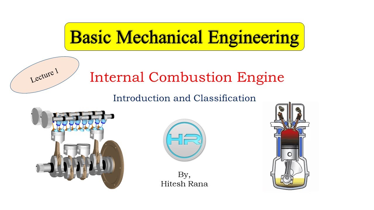 Internal Combustion Engine Lecture 1 | Introduction | Basic Mechanical ...