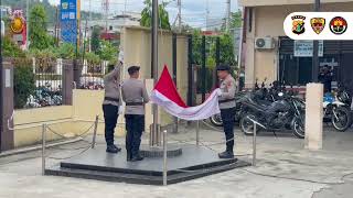 Upacara Hari Kesadaran Nasional Polresta Jayapura Kota