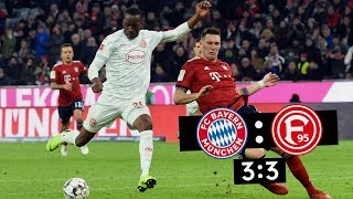 F95-Spieltag | FC Bayern München vs. Fortuna Düsseldorf 3:3 | Dreierpack Dodi Lukebakio