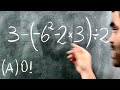 3-(-6²-2×3)÷2 🤯 Você Consegue Resolver essa EXPRESSÃO NUMÉRICA BUGANTE? #Shorts