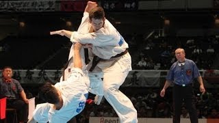 【新極真会】 第45回全日本空手道選手権大会　男子2回戦14  田村晴信 vs. マレック・ヴォルニー SHINKYOKUSHINKAI KARATE