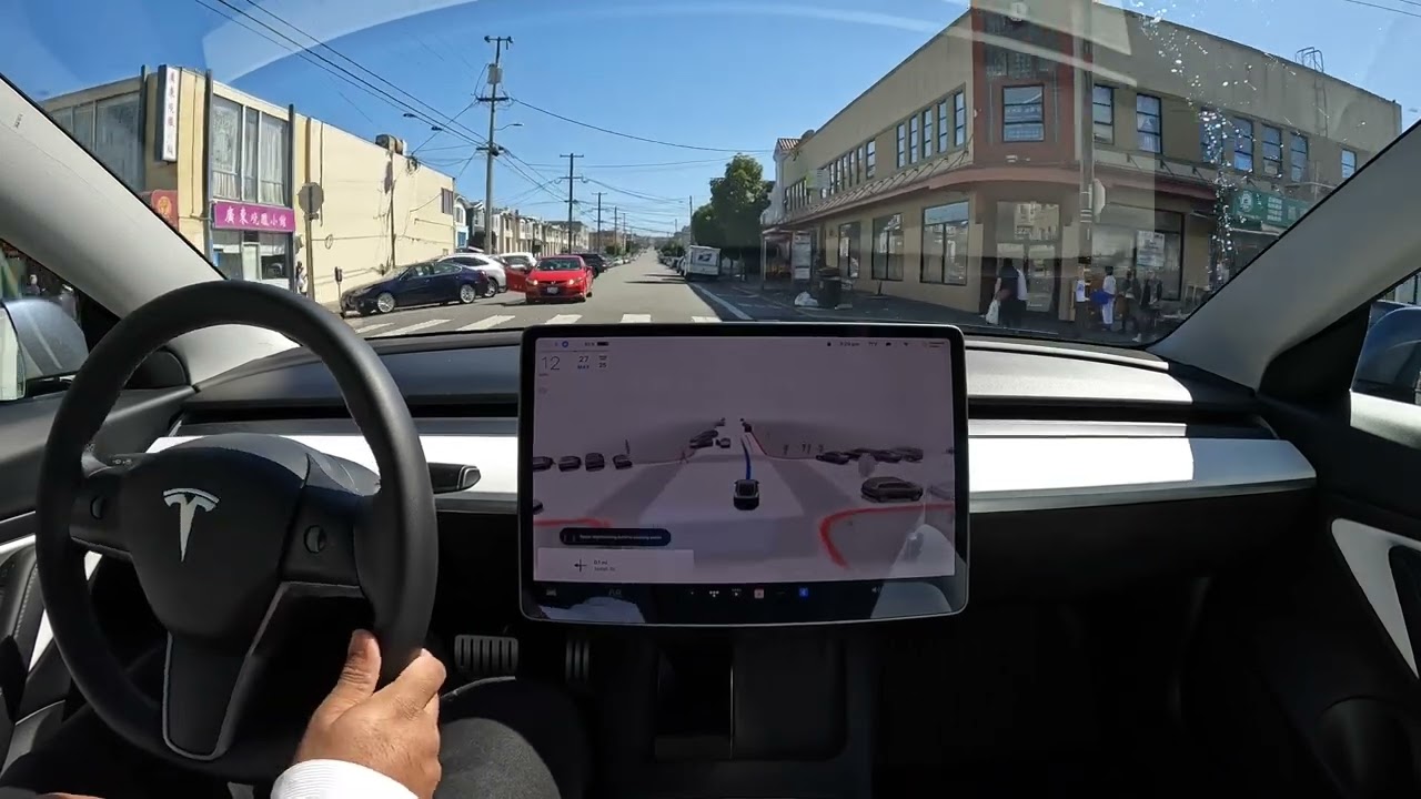 Tesla Full Self-Driving Beta 10.69.1.1 - YouTube