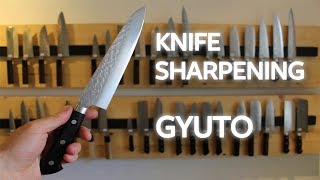 How to Sharpen a Gyuto - Shave your arm sharp!