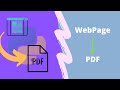 Python Tutorial: Save a Webpage As a PDF Using Python - 2020