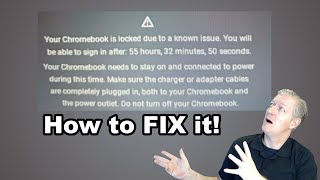 Your Chromebook is locked due to a known issue. FIX with 2 Options