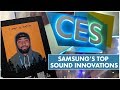I made a beat out of sounds at CES 2020 and checked out Samsung's latest sound innovations!