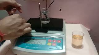 Liquid Density Meter- Operation