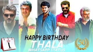 Thala Ajith Kumar 🔥 Thala Birthday Mashup Whatsapp Status 2021 🎉 Thala 50 😍 MAY 1 🔥 #valimai #may1