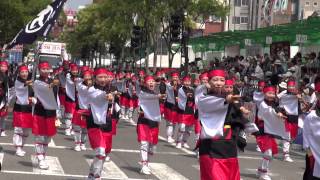 万々商店街　万々歳 第62回よさこい祭り 本祭1日目 追手筋 南側