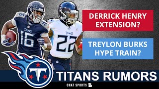 Tennessee Titans Rumors: Derrick Henry Contract Extension? Treylon Burks HYPE? Nate Davis Future?