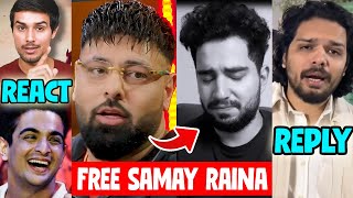 BADSHAH SUPPORT FOR SAMAY RAINA | DHRUV RATHEE REACT ON RANVEER | LAKSHAY VS AMAN BAISLA