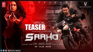 Saaho - Official Teaser | Prabhas | Shraddha Kapoor | Sujeeth | Abu Dhabi |  UV Creations
