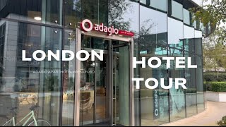 4 STAR LUXURY HOTEL TOUR✨ | ADAGIO APARTHOTEL LONDON BRENTFORD | Travel-ish Ep. 15